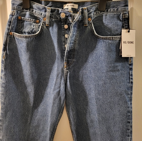 RE/DONE High Rise Stove Pipe Jean - Picture 6 of 7